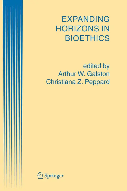 Cover of Expanding Horizons in Bioethics