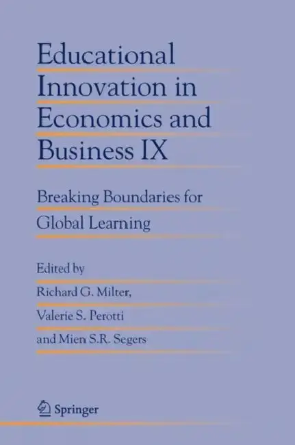 Cover of Educational Innovation in Economics and Business IX