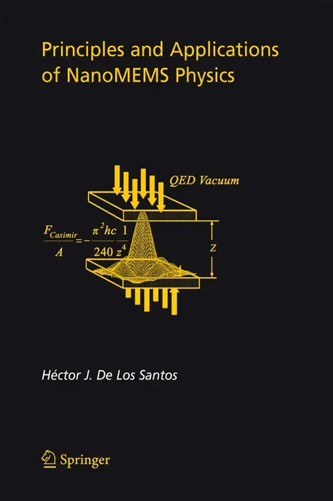 Cover of Principles and Applications of NanoMEMS Physics