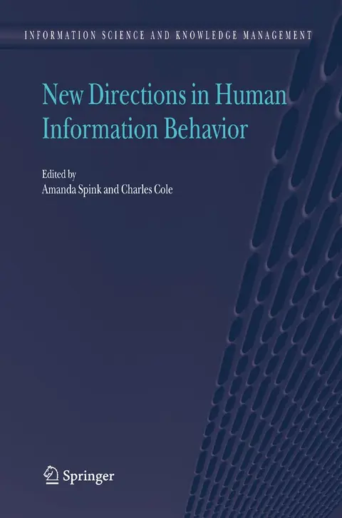 Cover of New Directions in Human Information Behavior