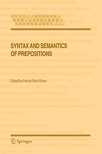 Cover of Syntax and Semantics of Prepositions
