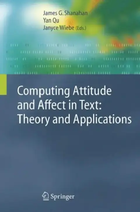 Cover of Computing Attitude and Affect in Text
