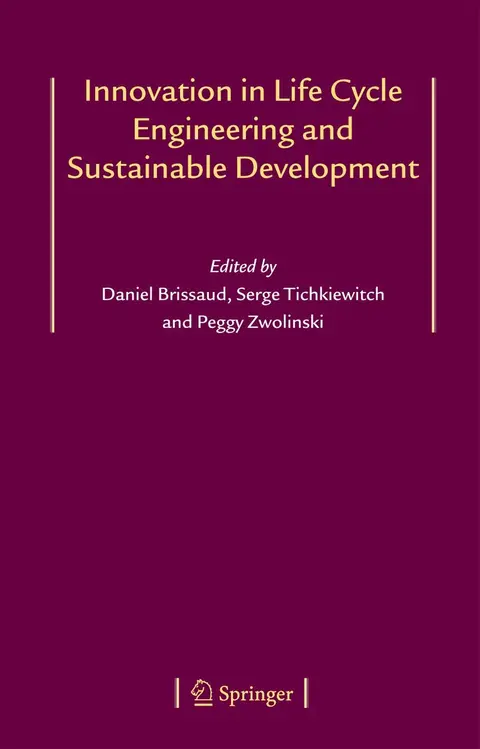 Cover of Innovation in Life Cycle Engineering and Sustainable Development