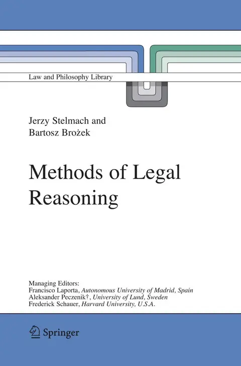 Cover of Methods of Legal Reasoning