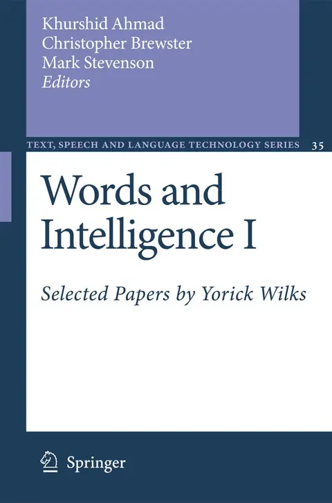 Cover of Words and Intelligence I