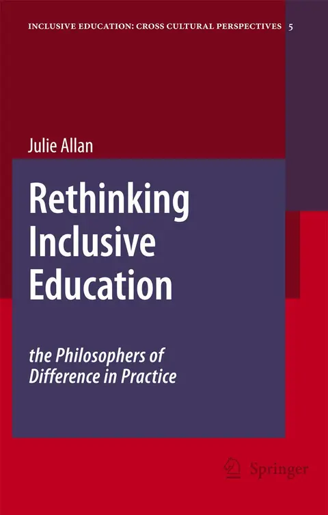 Cover of Rethinking Inclusive Education