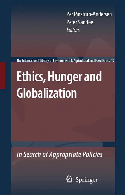 Cover of Ethics, Hunger and Globalization