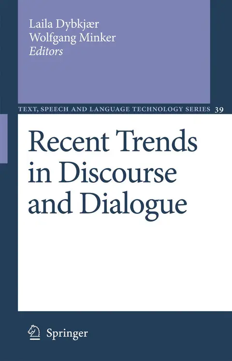 Cover of Recent Trends in Discourse and Dialogue
