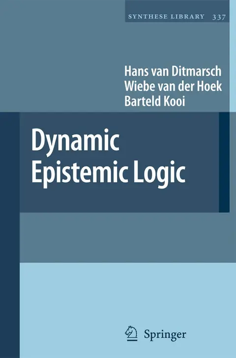Cover of Dynamic Epistemic Logic (pb 2008)