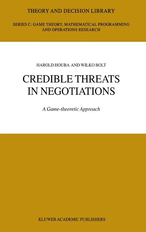 Cover of Credible Threats in Negotiations