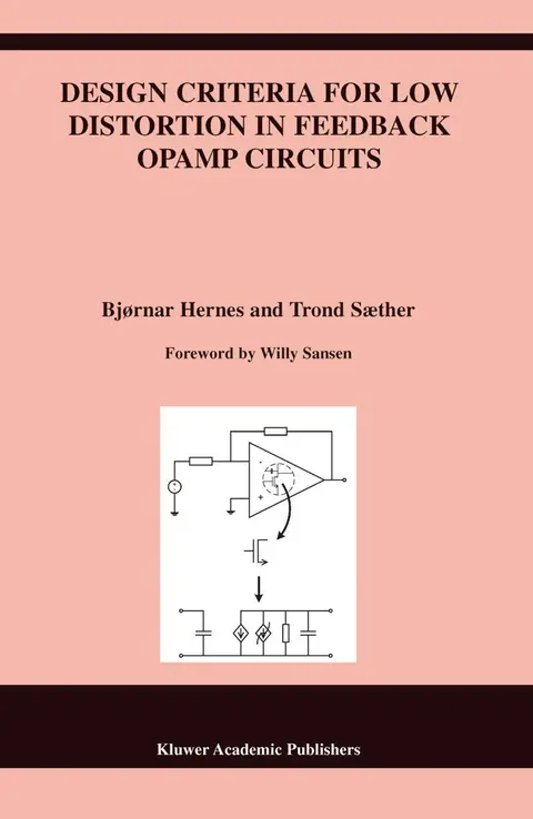Cover of Design Criteria for Low Distortion in Feedback Opamp Circuits