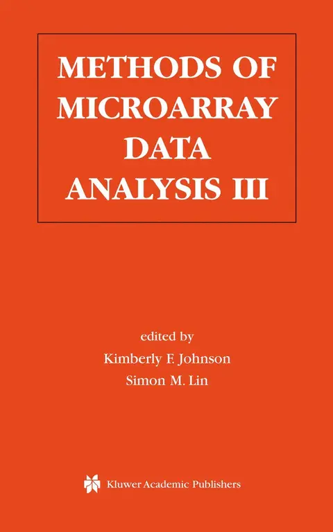 Cover of Methods of Microarray Data Analysis III