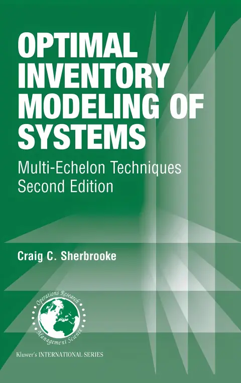 Cover of Optimal Inventory Modeling of Systems
