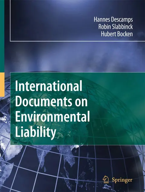 Cover of International Documents on Environmental Liability