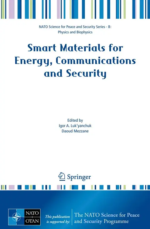 Cover of Smart Materials for Energy, Communications and Security