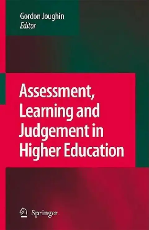 Cover of Assessment, Learning and Judgement in Higher Education