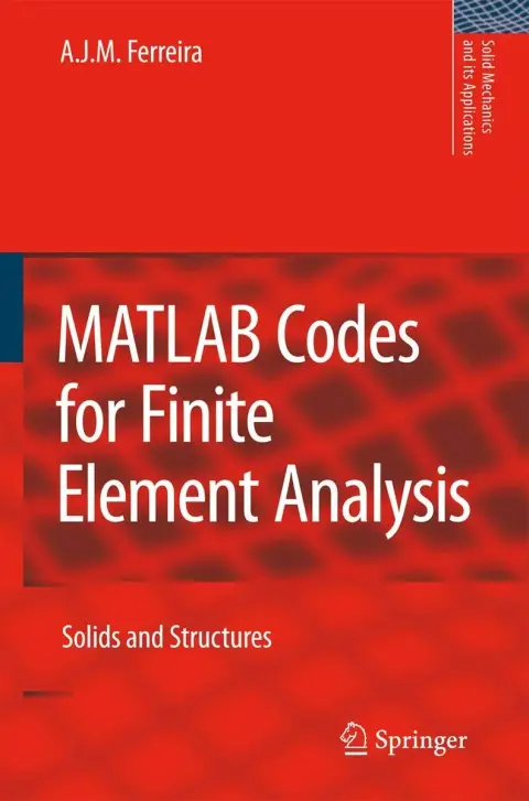 Cover of MATLAB Codes for Finite Element Analysis