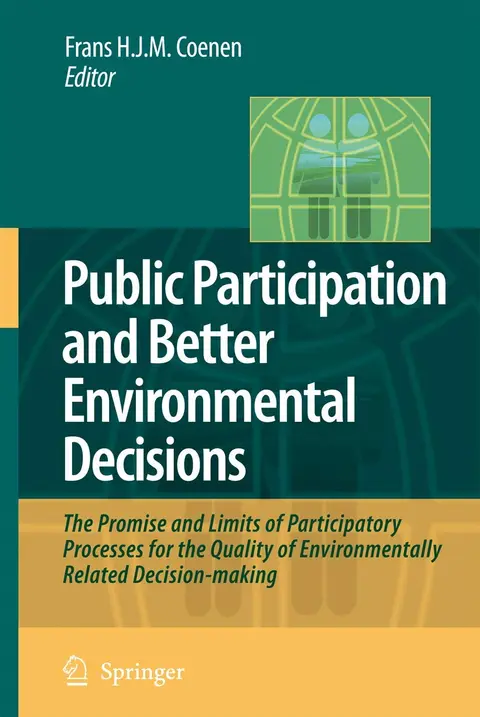 Cover of Public Participation and Better Environmental Decisions