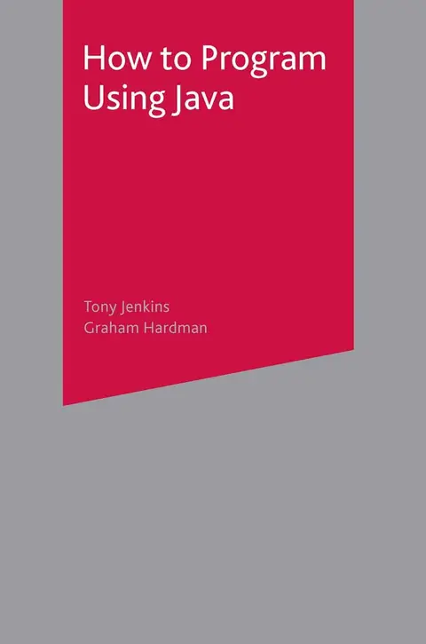 Cover of How to Program Using Java