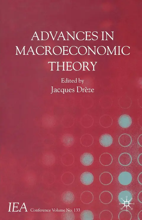 Cover of Advances in Macroeconomic Theory