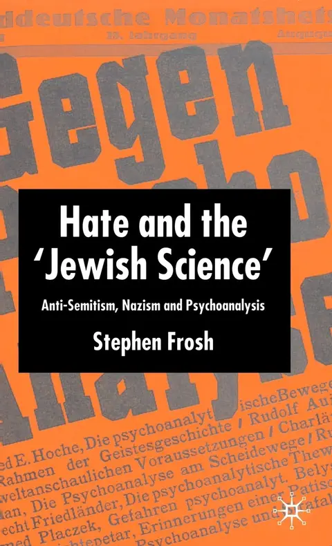 Cover of Hate and the 'Jewish Science'