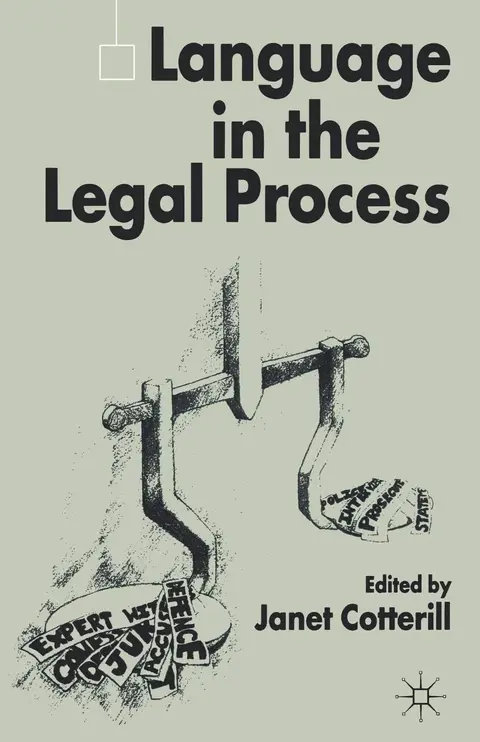 Cover of Language in the Legal Process