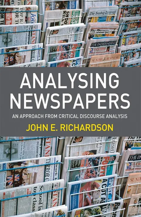 Cover of Analysing Newspapers