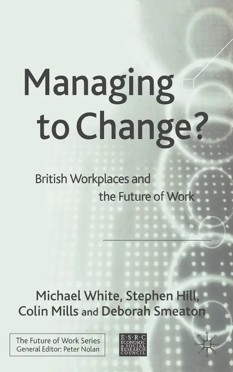 Cover of Managing to Change?