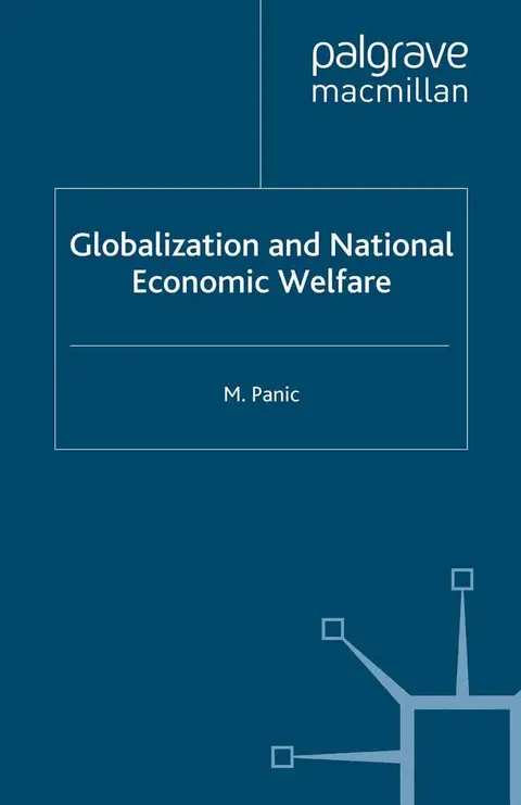 Cover of Globalization and National Economic Welfare