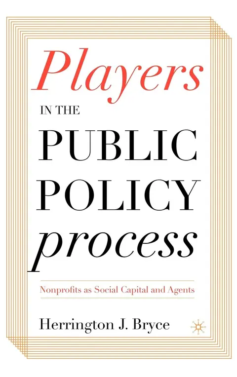 Cover of Players in the Public Policy Process