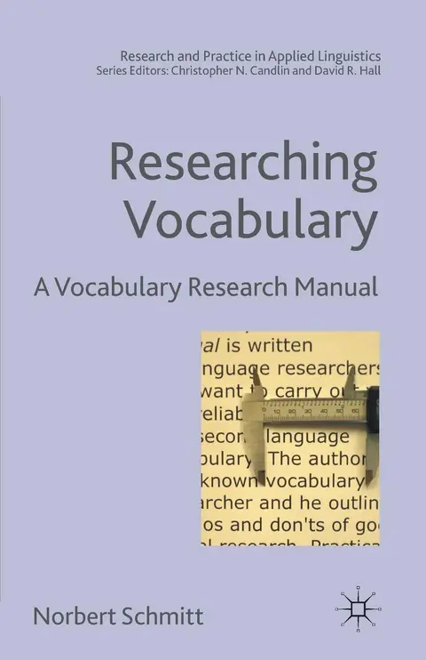Cover of Researching Vocabulary