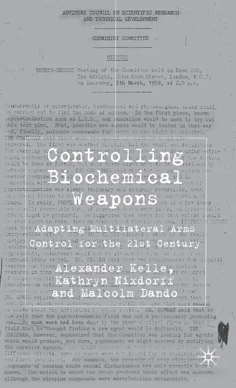Cover of Controlling Biochemical Weapons