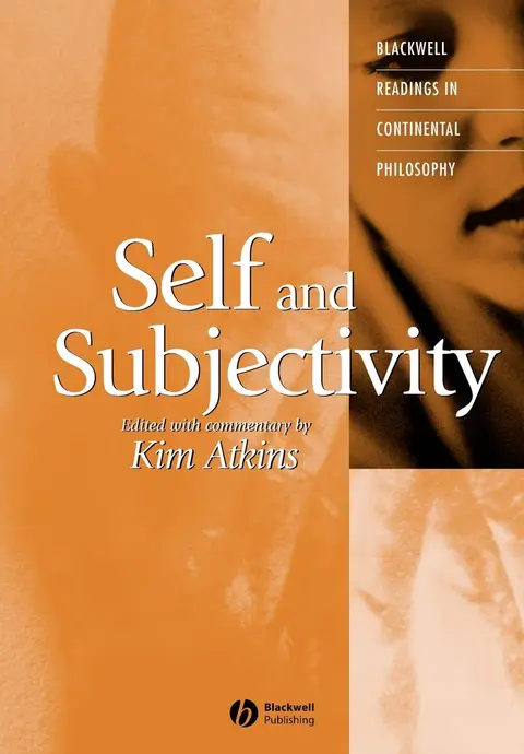 Cover of Self and Subjectivity