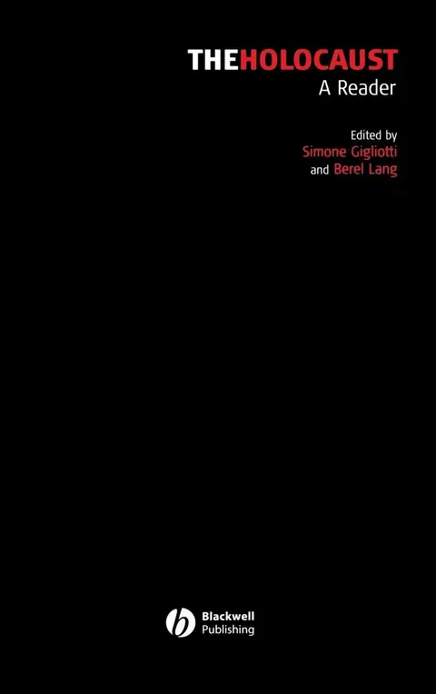 Cover of The Holocaust Reader