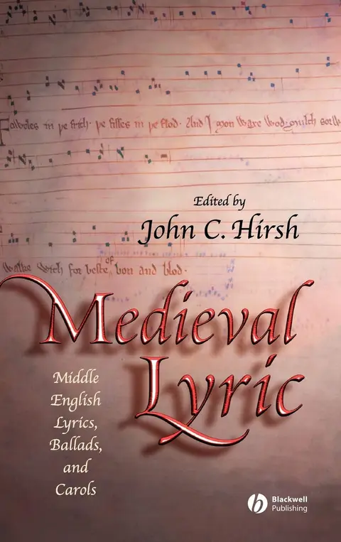 Cover of Medieval Lyric