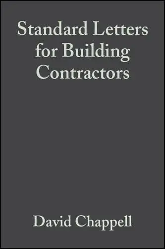 Cover of Standard Letters for Building Contractors
