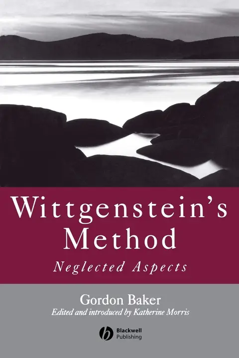 Cover of Wittgenstein's Method