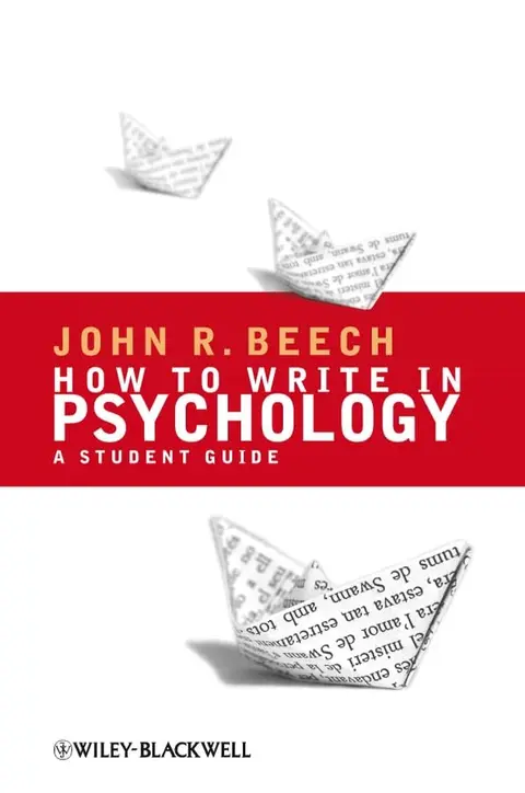 Cover of How to Write in Psychology