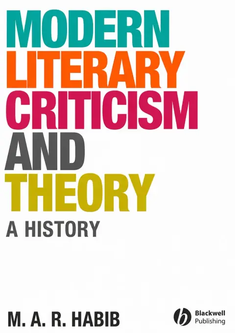 Cover of Modern Literary Criticism And Theory