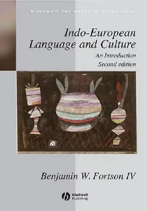 Cover of Indo-European Language and Culture