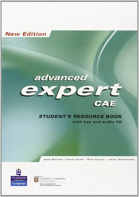 Cover of CAE Expert New Edition Students Resource Book with Key/Cd Pack