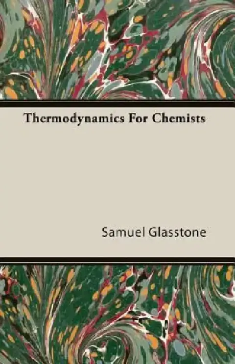 Cover of Thermodynamics For Chemists