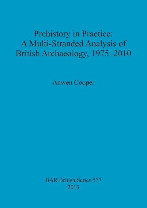 Cover of Prehistory in Practice
