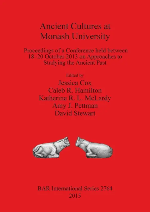 Cover of Ancient Cultures at Monash University