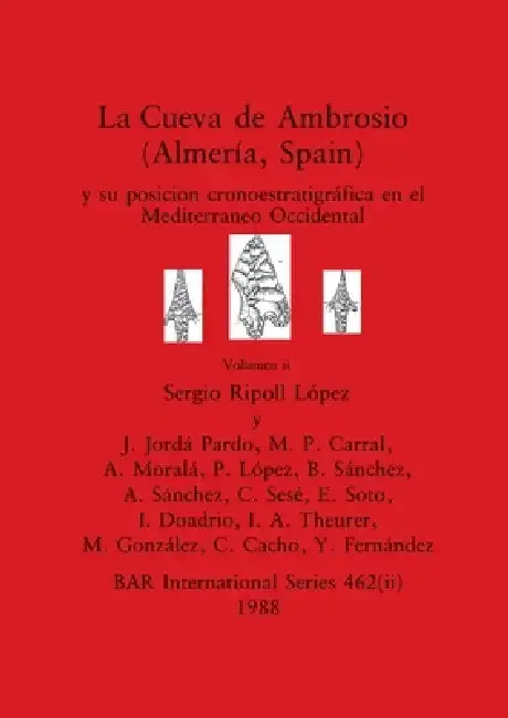 Cover of La Cueva de Ambrosio (Almería, Spain), Volumen ii
