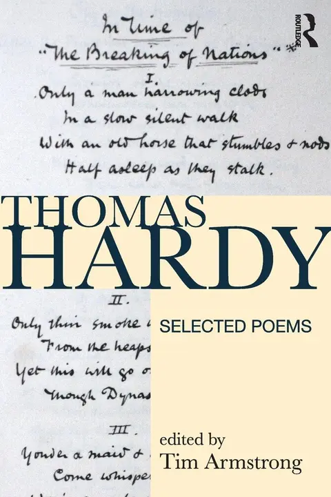 Cover of Thomas Hardy