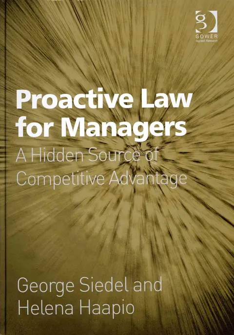 Cover of Proactive Law for Managers