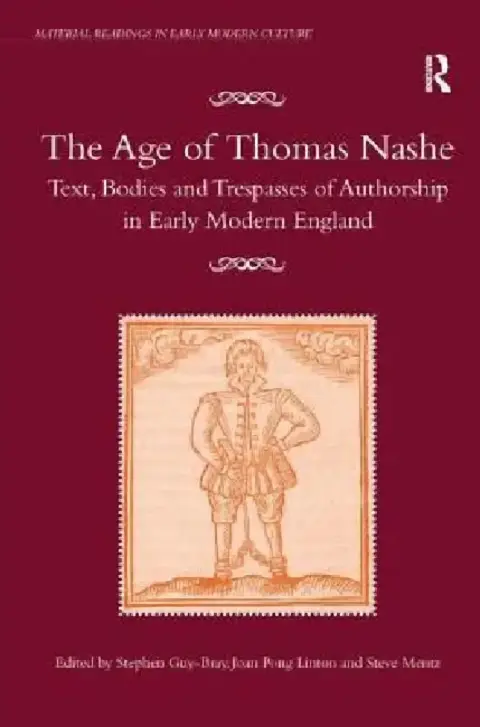 Cover of The Age of Thomas Nashe