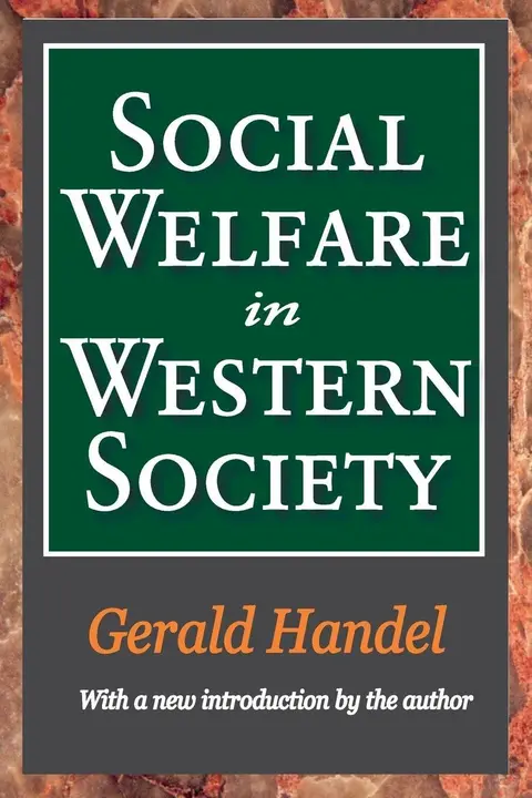 Cover of Social Welfare in Western Society