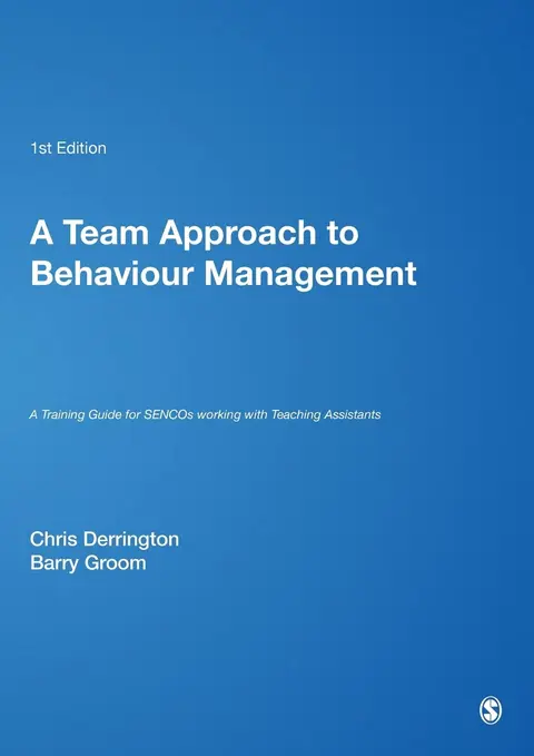 Cover of Team Approach to Behaviour Management